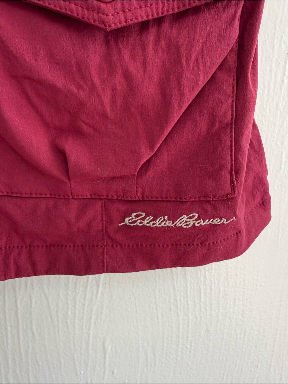 Eddie Bauer Deep Raspberry Utility Vest - Picture 4 of 9